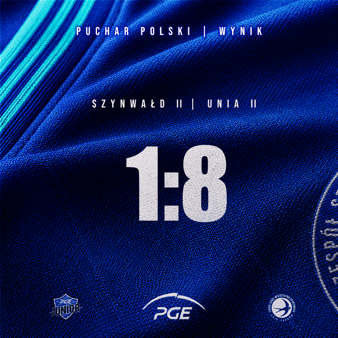 Grafika z wynikiem LKS Szynwałd II 1:8 Unia Tarnów II w Pucharze Polski