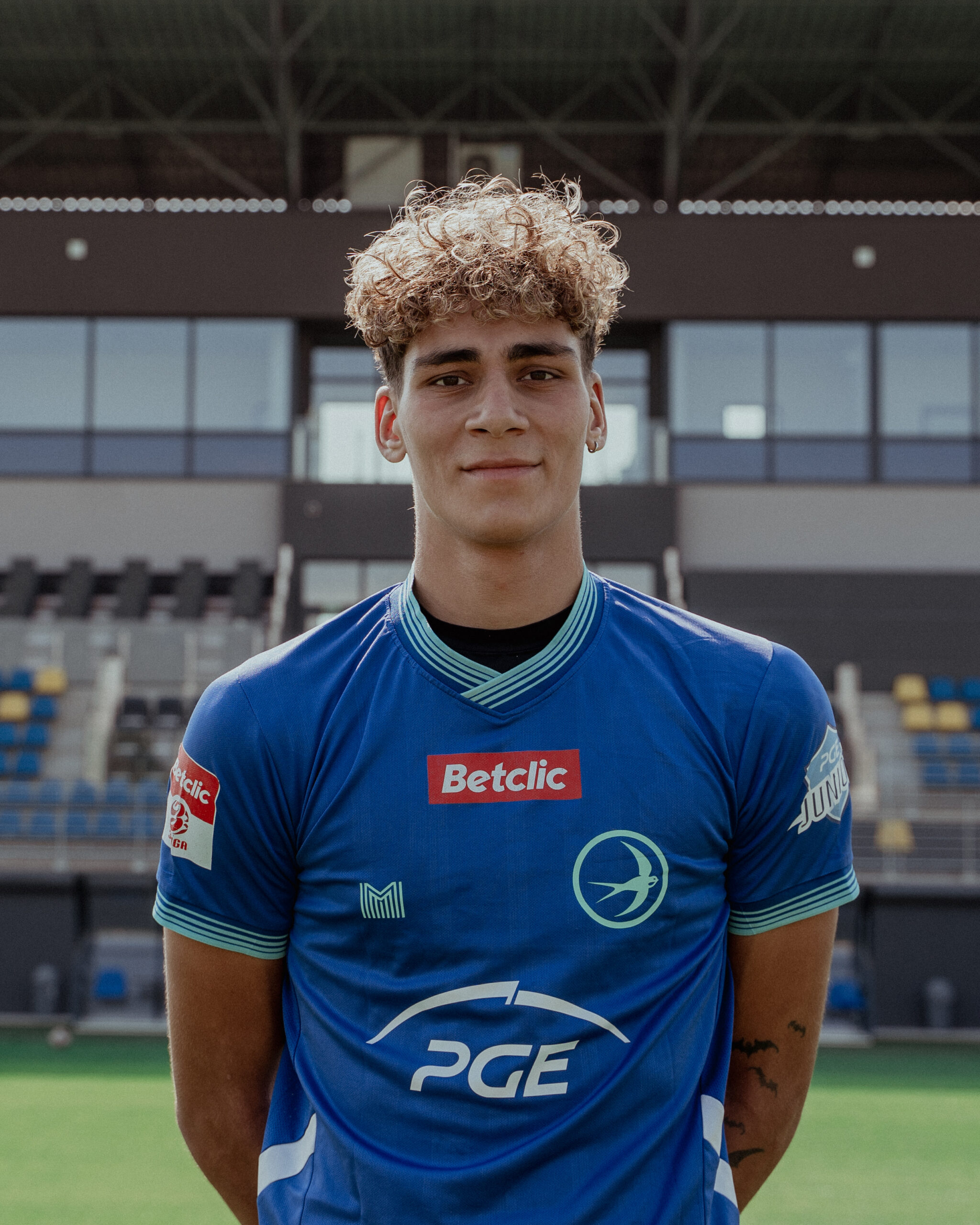 Szymon GAJCZEWSKI Portret Szymona Gajczewskiego, byłego ucznia Zespołu Szkół Mistrzostwa Sportowego ZKS Unia Tarnów.