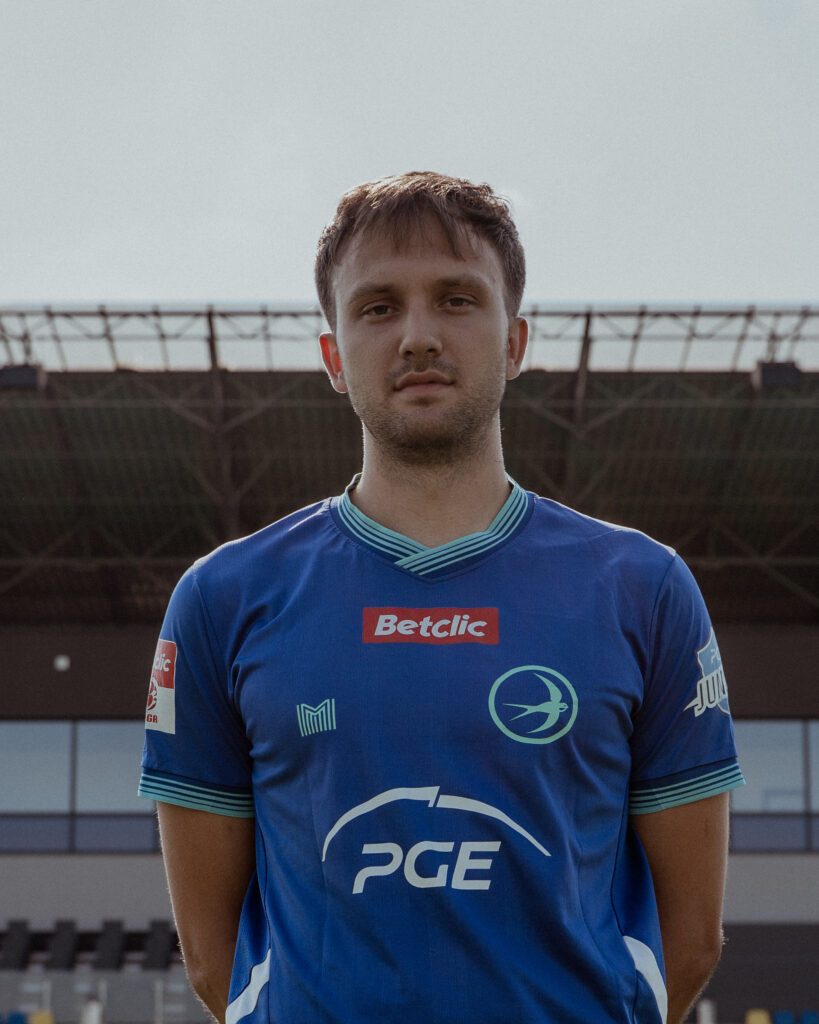 Portret Tomasza Palonka, zawodnika drużyny Zespołu Szkół Mistrzostwa Sportowego ZKS Unia Tarnów.