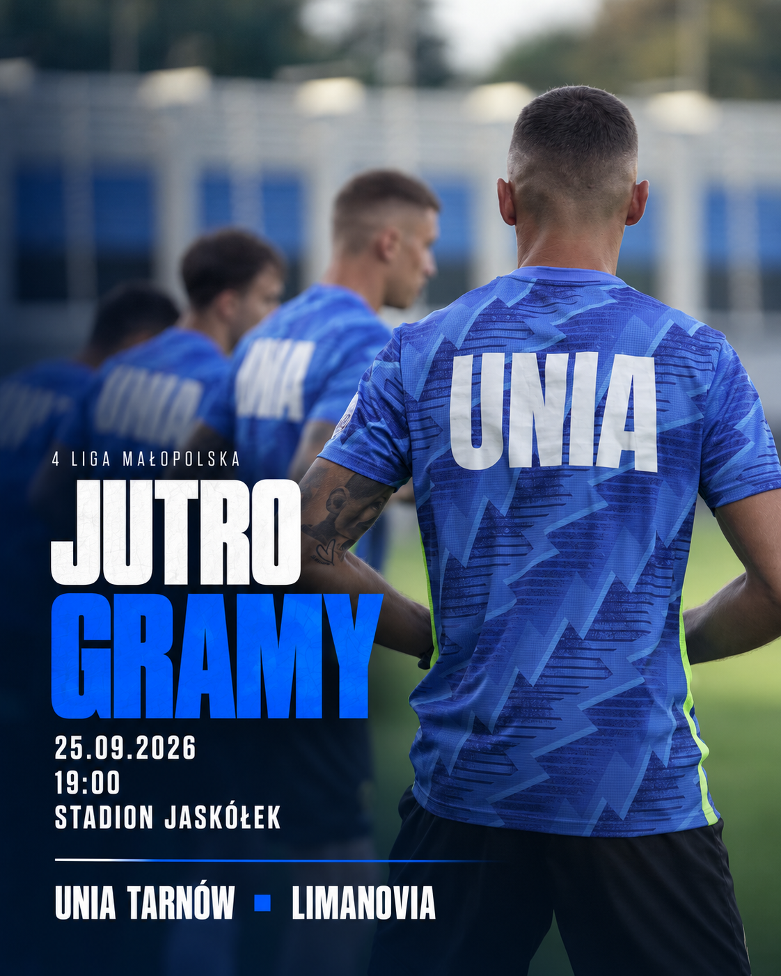 Zapowiedź meczu ZKS Unia Tarnów – Limanovia Limanowa, 25 września 2026 o 19:00 na Stadionie Jaskółek